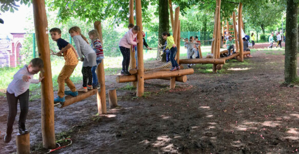 Eine Spiellandschaft entsteht